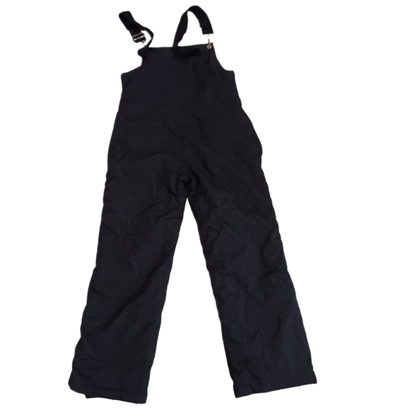 VINTAGE Flirt Womens Black Snow Pants Overalls Lined Pockets Ski Snowboarding - Picture 1 of 9